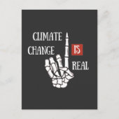 Klimaküche ist ein wahres Umweltbewusstsein Postkarte (Vorderseite)