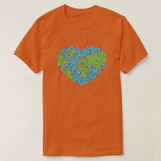 Klimaschutz auf der Erde T-Shirt (Design vorne)