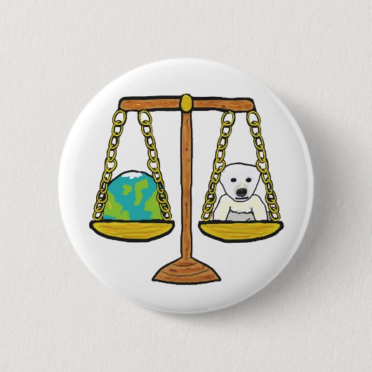 Klimaschutz Button (Vorderseite)