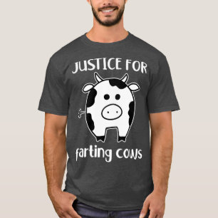 Klimaschutz für Kühe lustig T-Shirt