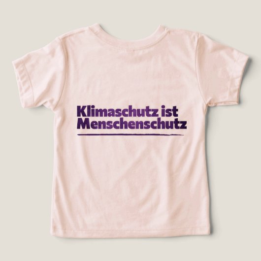 Klimaschutz ist Menschenschutz (Design Rückseite)