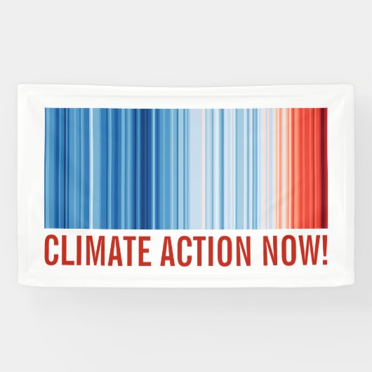 Klimaschutz jetzt! Globale Erwärmung Banner (Horizontal)
