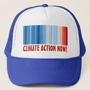 Klimaschutz jetzt! Globale Erwärmung Truckerkappe