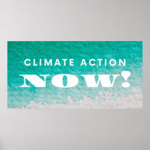 Klimaschutz Jetzt Poster