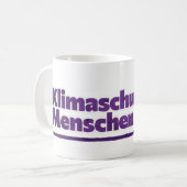 Klimaschutz Kaffeetasse (Vorderseite Links)