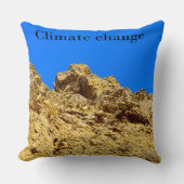 Klimaschutz Kissen (Vorderseite)