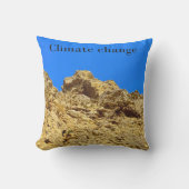 Klimaschutz Kissen (Vorderseite)
