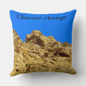 Klimaschutz Kissen (Rückseite)