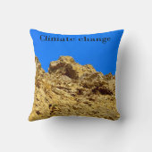 Klimaschutz Kissen (Rückseite)