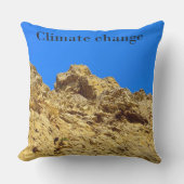 Klimaschutz Kissen (Vorderseite)