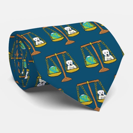 Klimaschutz Krawatte (Gerollt)