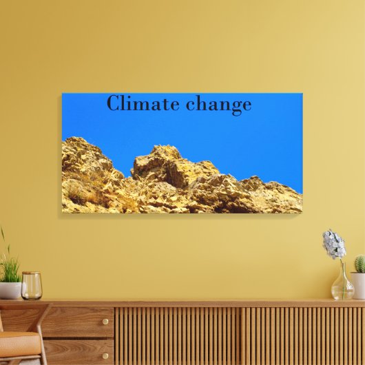Klimaschutz Leinwanddruck (Insitu (Wohnzimmer))