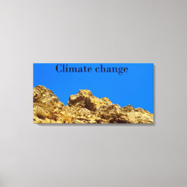 Klimaschutz Leinwanddruck