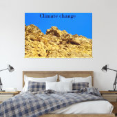 Klimaschutz Leinwanddruck (Insitu (Schlafzimmer))