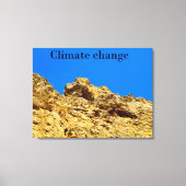 Klimaschutz Leinwanddruck (Vorderseite)