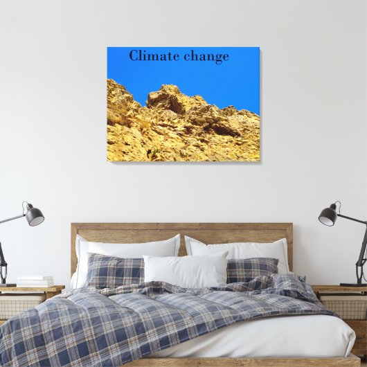 Klimaschutz Leinwanddruck (Insitu (Schlafzimmer))