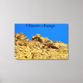 Klimaschutz Leinwanddruck (Vorderseite)