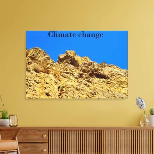 Klimaschutz Leinwanddruck (Insitu (Wohnzimmer))