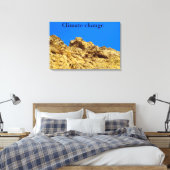 Klimaschutz Leinwanddruck (Insitu (Schlafzimmer))