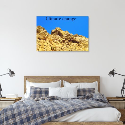 Klimaschutz Leinwanddruck (Insitu (Schlafzimmer))