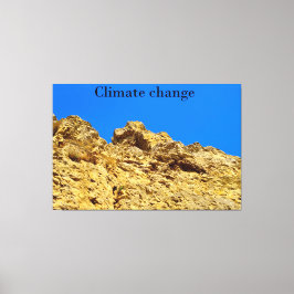 Klimaschutz Leinwanddruck