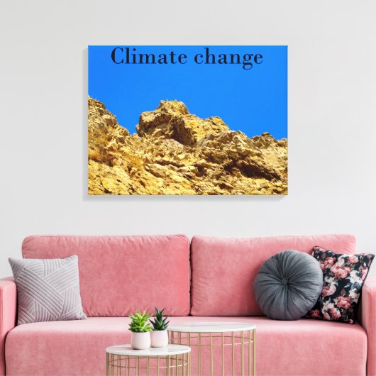 Klimaschutz Leinwanddruck (Insitu (Wohnzimmer))