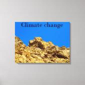 Klimaschutz Leinwanddruck (Vorderseite)