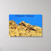 Klimaschutz Leinwanddruck (Vorderseite)