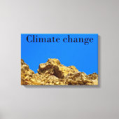 Klimaschutz Leinwanddruck (Vorderseite)