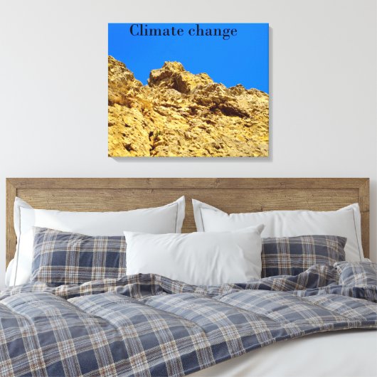 Klimaschutz Leinwanddruck (Insitu (Schlafzimmer))