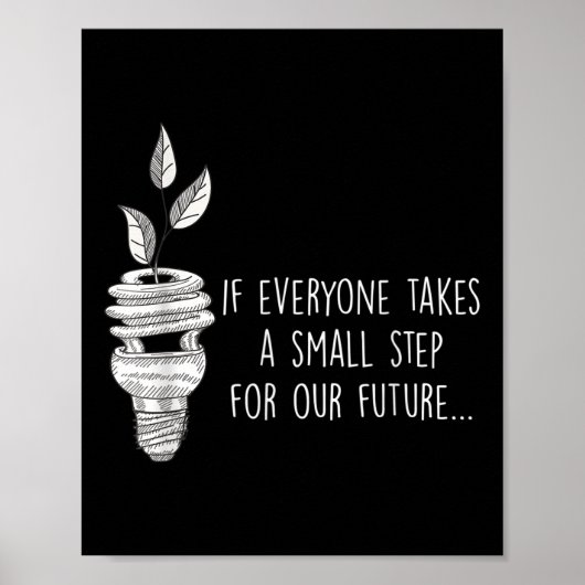 Klimaschutz, Naturschutz, Umwelt Poster (Vorne)