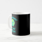 Klimaschutz Planet Erde Kaffeetasse (Vorderseite Links)