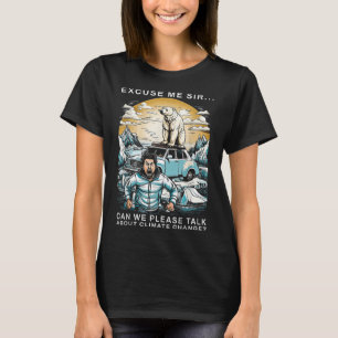 Klimaschutz-Polar-Bärenschutz T-Shirt
