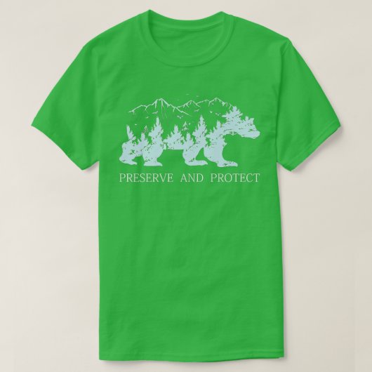 Klimaschutz Polarbärenumwelt - Natur P T-Shirt (Design vorne)