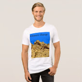 Klimaschutz Tri-Blend Shirt (Vorderseite voll)
