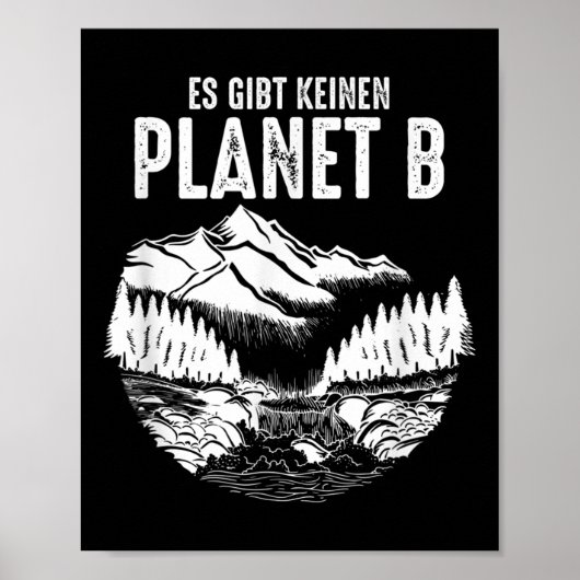 Klimaschutz, Umweltschutz, Plan Poster (Vorne)