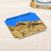 Klimaschutz Untersetzer (angewinkelt)