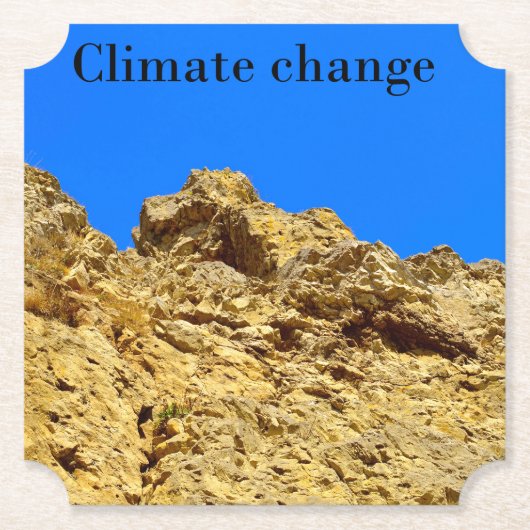 Klimaschutz Untersetzer (Vorderseite)