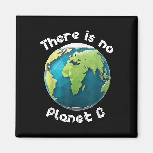 Klimaschutzplan Origami Earth Planet B Env Magnet (Vorne)