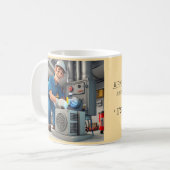 " KLIMATECHNIK " KAFFEETASSE (Vorderseite Links)
