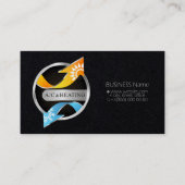 Klimatisierung, Heizung und Kühlung Visitenkarte (Vorderseite)