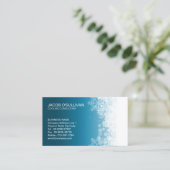 Klimatisierungs-Schneeflocken-Visitenkarte Visitenkarte (Stehend Vorderseite)