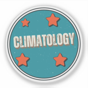 Klimatologie Aufkleber