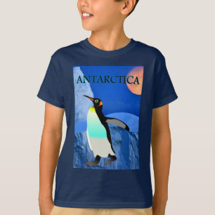 Klimawandel Antarktischer Gletscher Eispinguin Moo T-Shirt