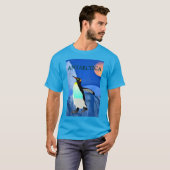 Klimawandel Antarktischer Gletscherpinguin Moonsca T-Shirt (Vorne ganz)