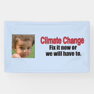 Klimawandel Banner