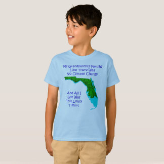 Klimawandel - Blau-Kinder 3 T-Shirt