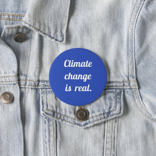 Klimawandel: Blaue Schaltfläche Button (Beispiel)