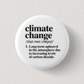 Klimawandel Button (Vorderseite)