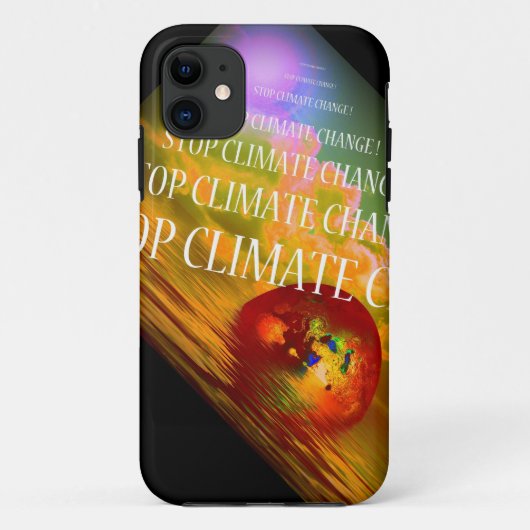 KLIMAWANDEL EINSTELLEN Case-Mate iPhone HÜLLE (Rückseite)